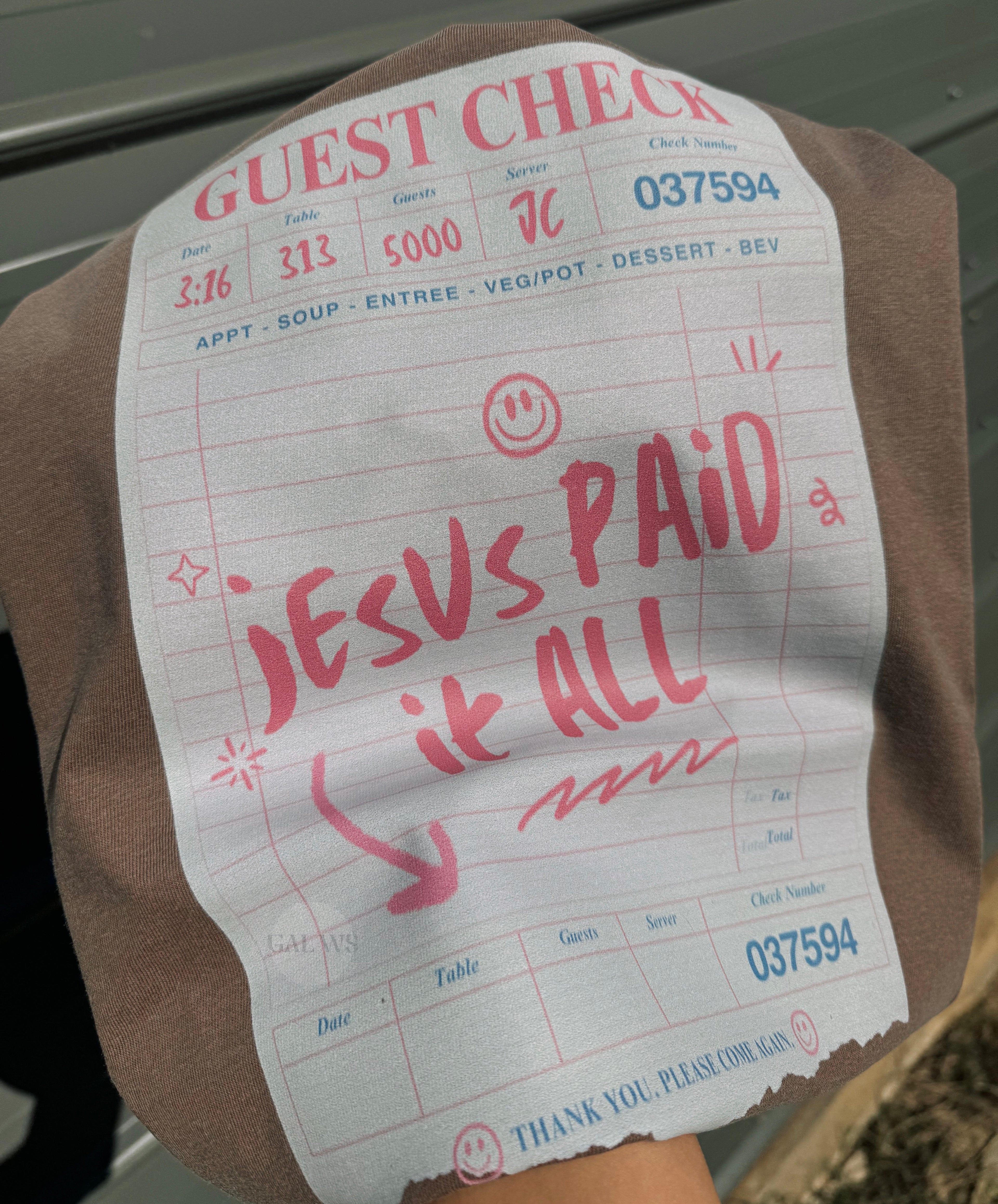 Jesus Paid It All Guest Tee