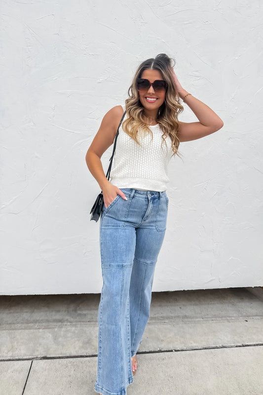 Natalia Wide Leg Jeans