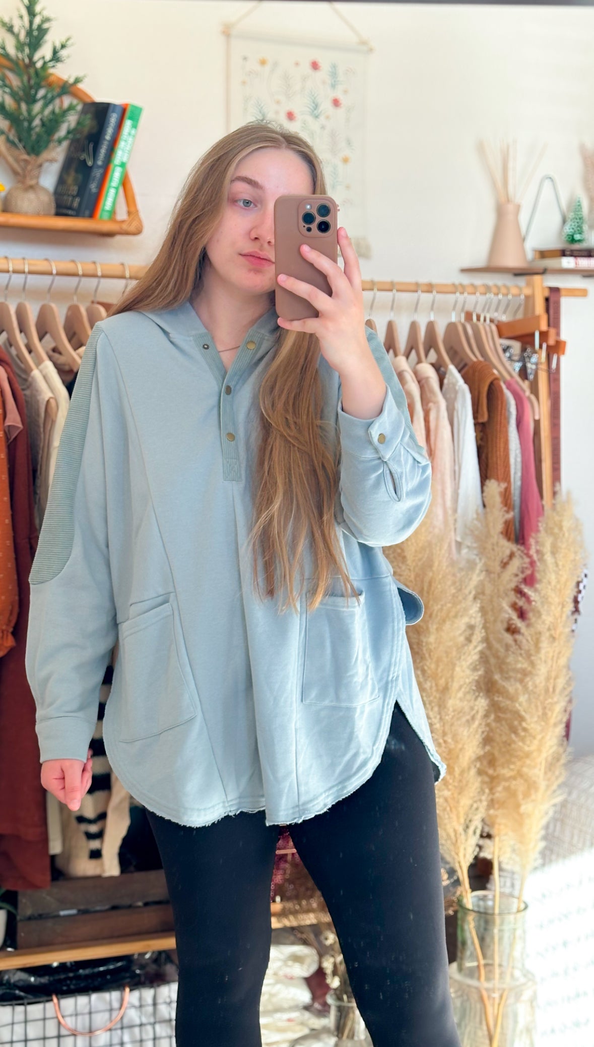 Off Duty Henley Hoodie