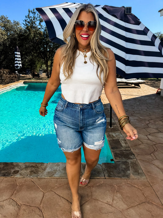 Georgia Distressed Shorts