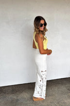 Lainey Lace Wide Leg Jeans