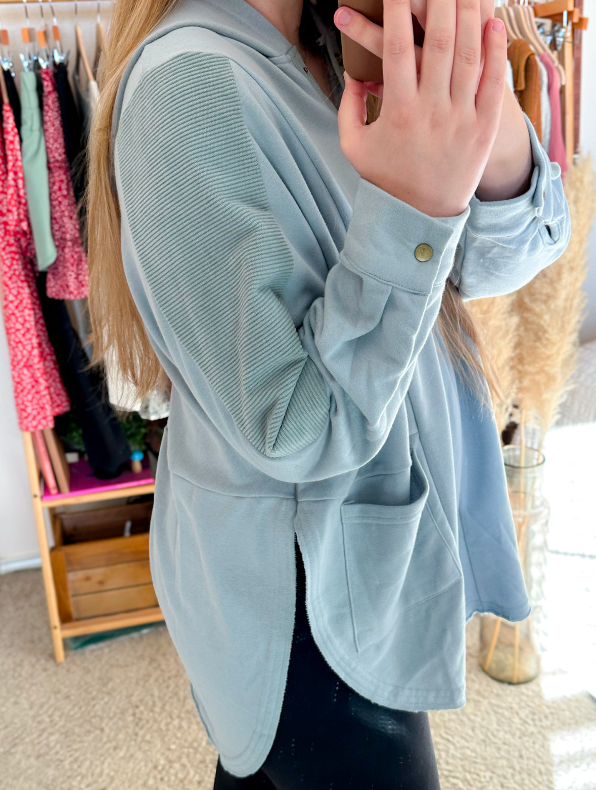 Off Duty Henley Hoodie