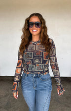 Hallow Mesh Tops