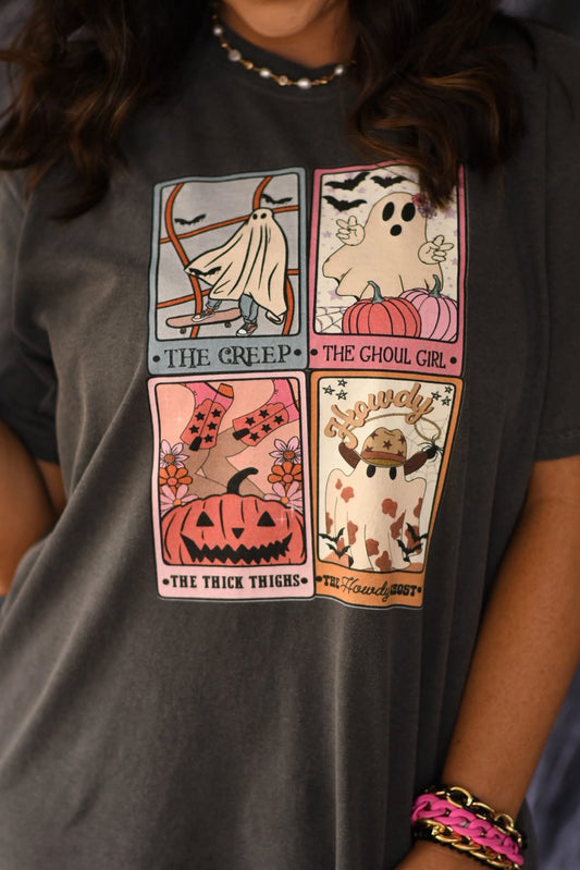 Vintage Cards Halloween Tee