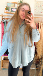 Off Duty Henley Hoodie