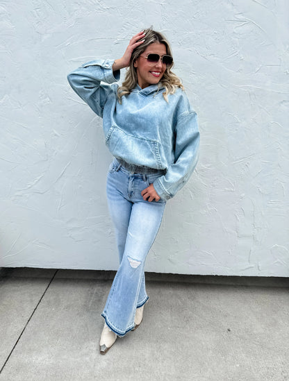 Denim Blues Classic Pullover