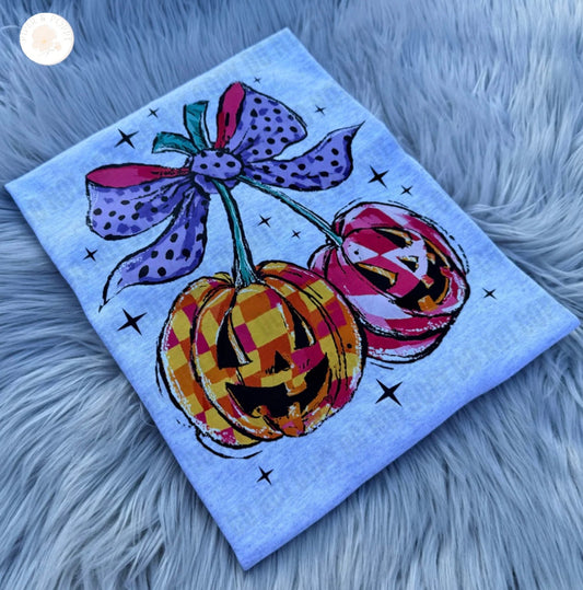 Trendy Halloween Pumpkin Tee