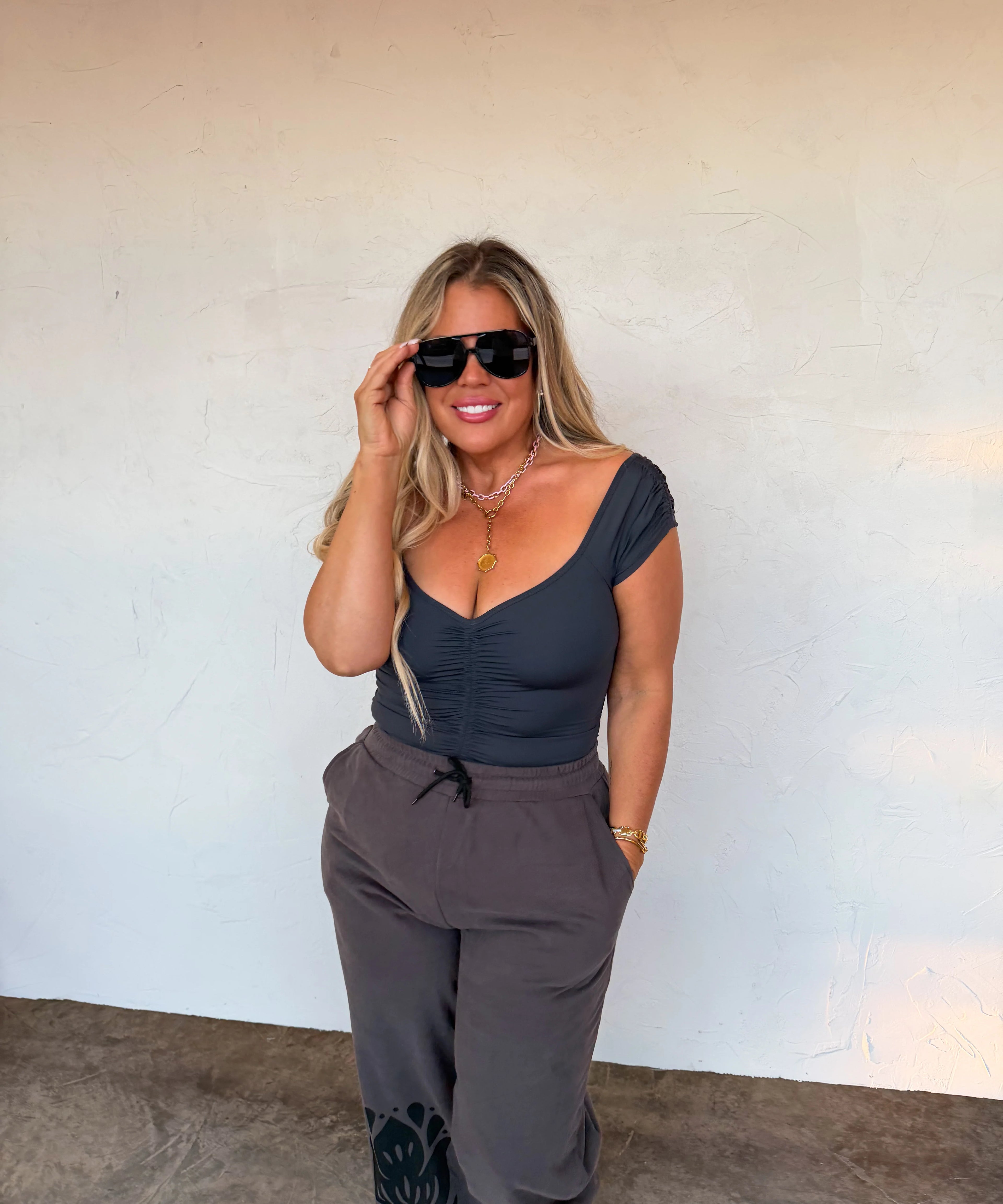 Out and About Cap Sleeve Top