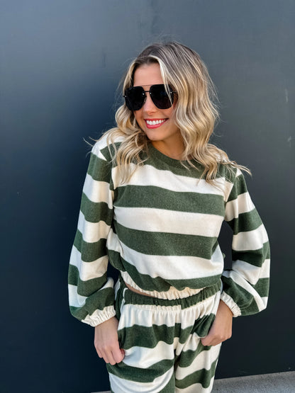 Let's Just Lounge Stripe Set