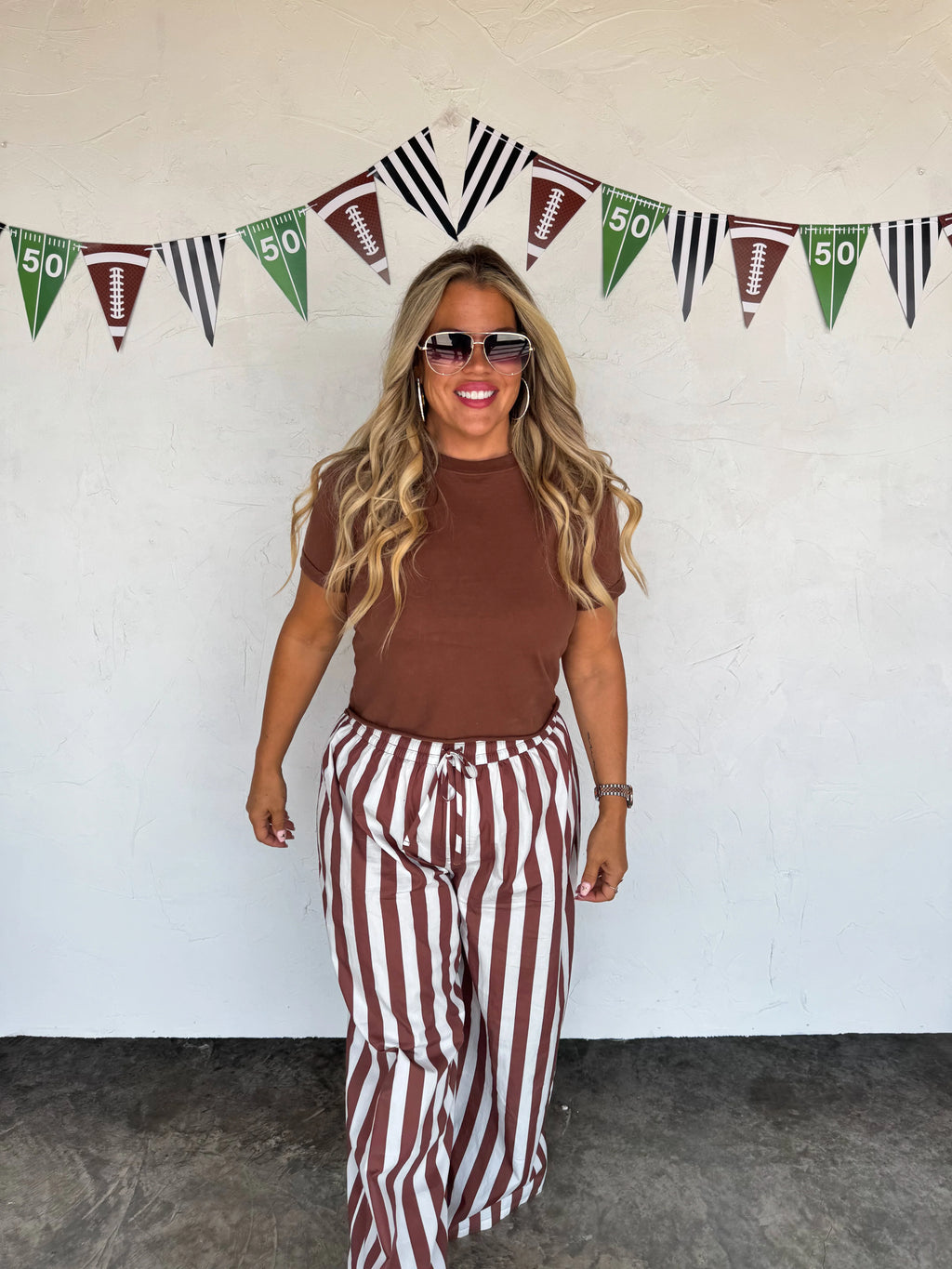 Tailgate Stripe Boxer Pants