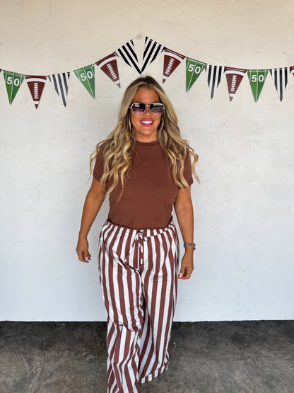 Tailgate Stripe Boxer Pants