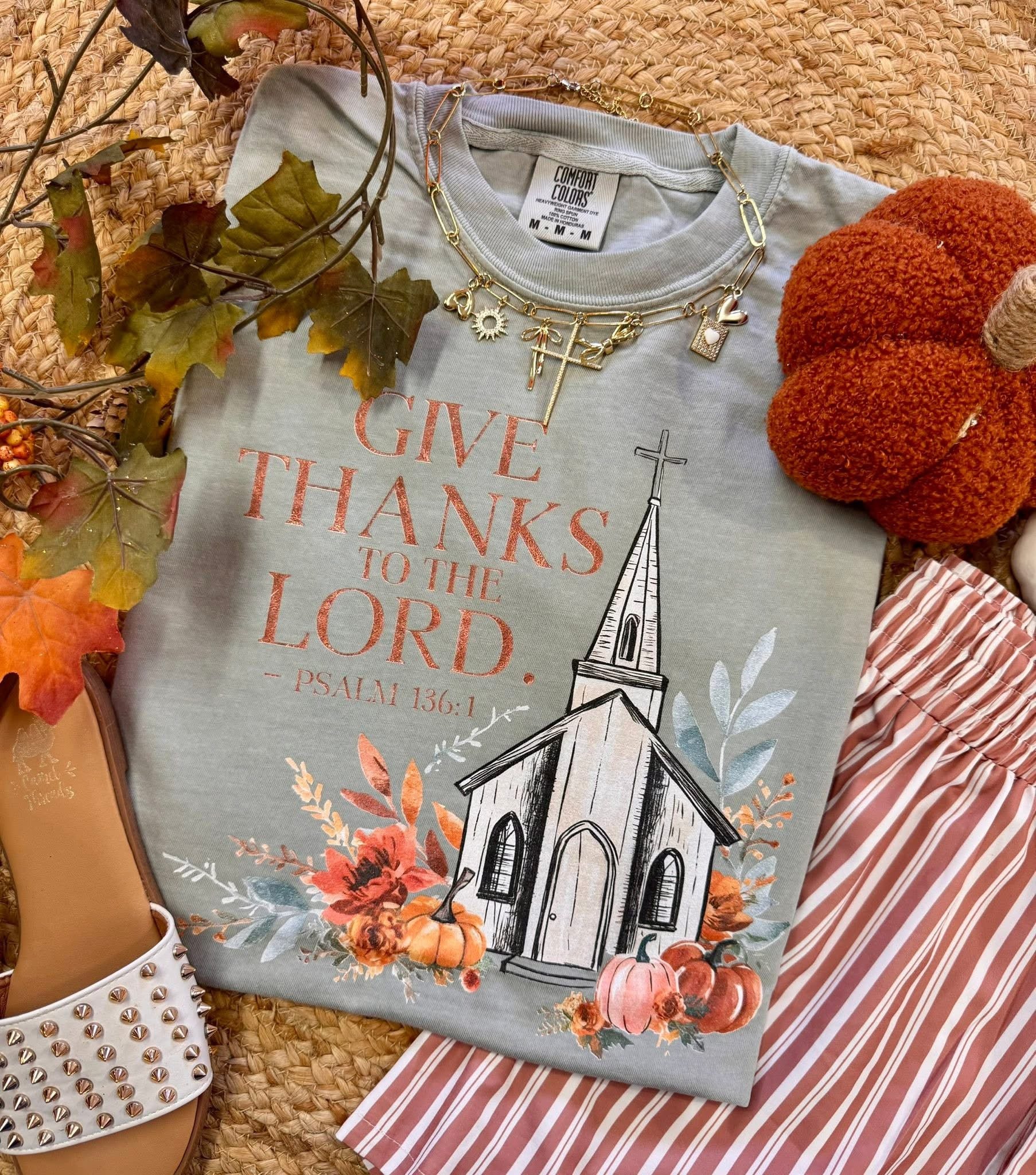 Give Thanks To The Lord Tee