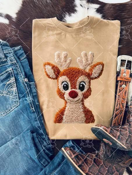 Rudolph Faux Yarn Tee