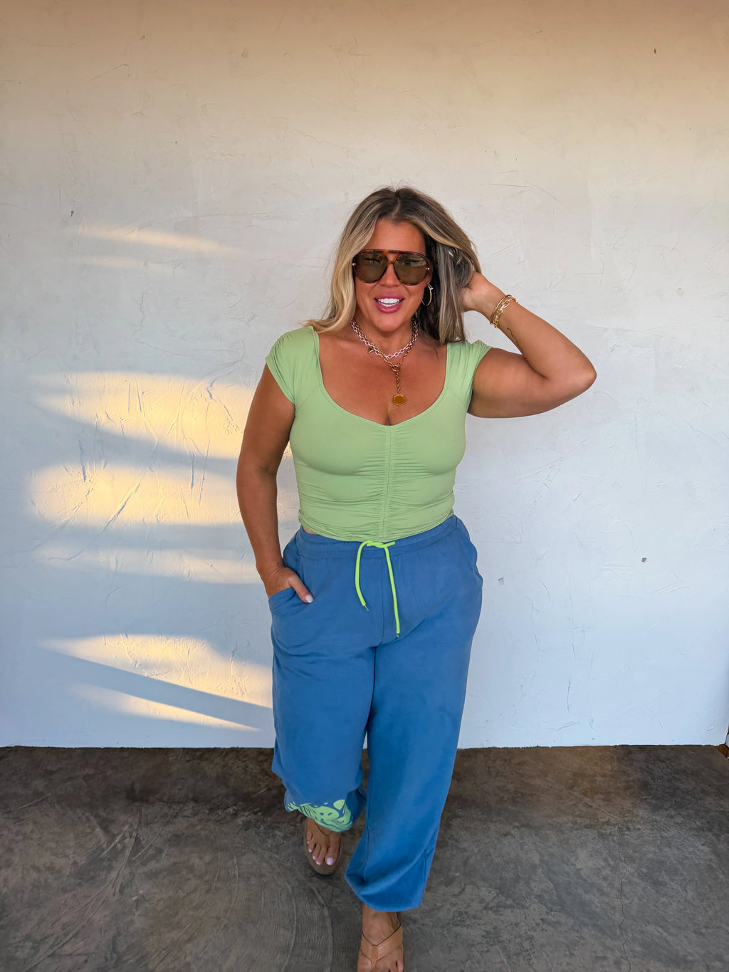 Out and About Cap Sleeve Top