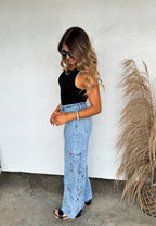 Floral Charm Wide Leg Jeans