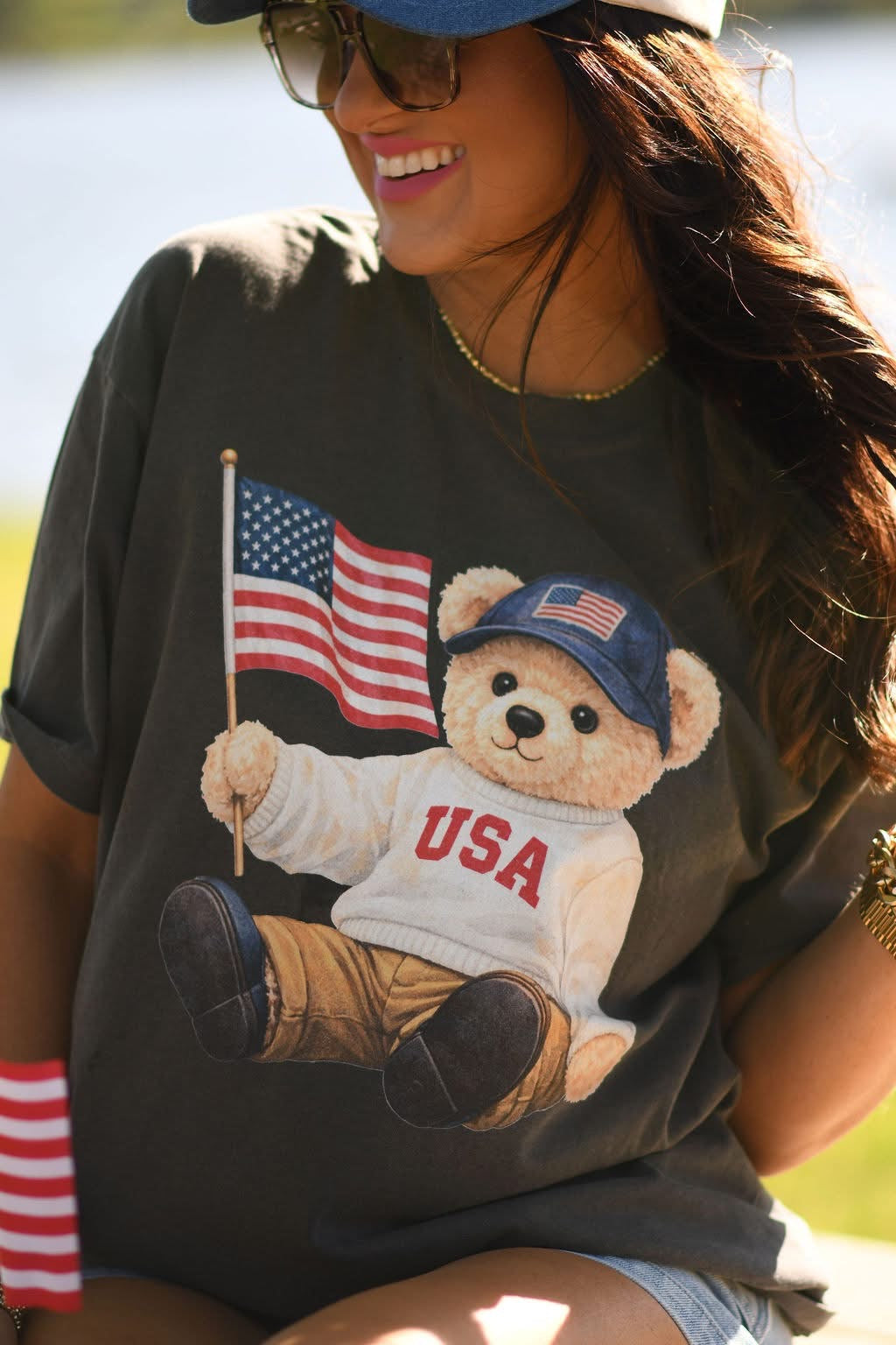All American Bear Tee