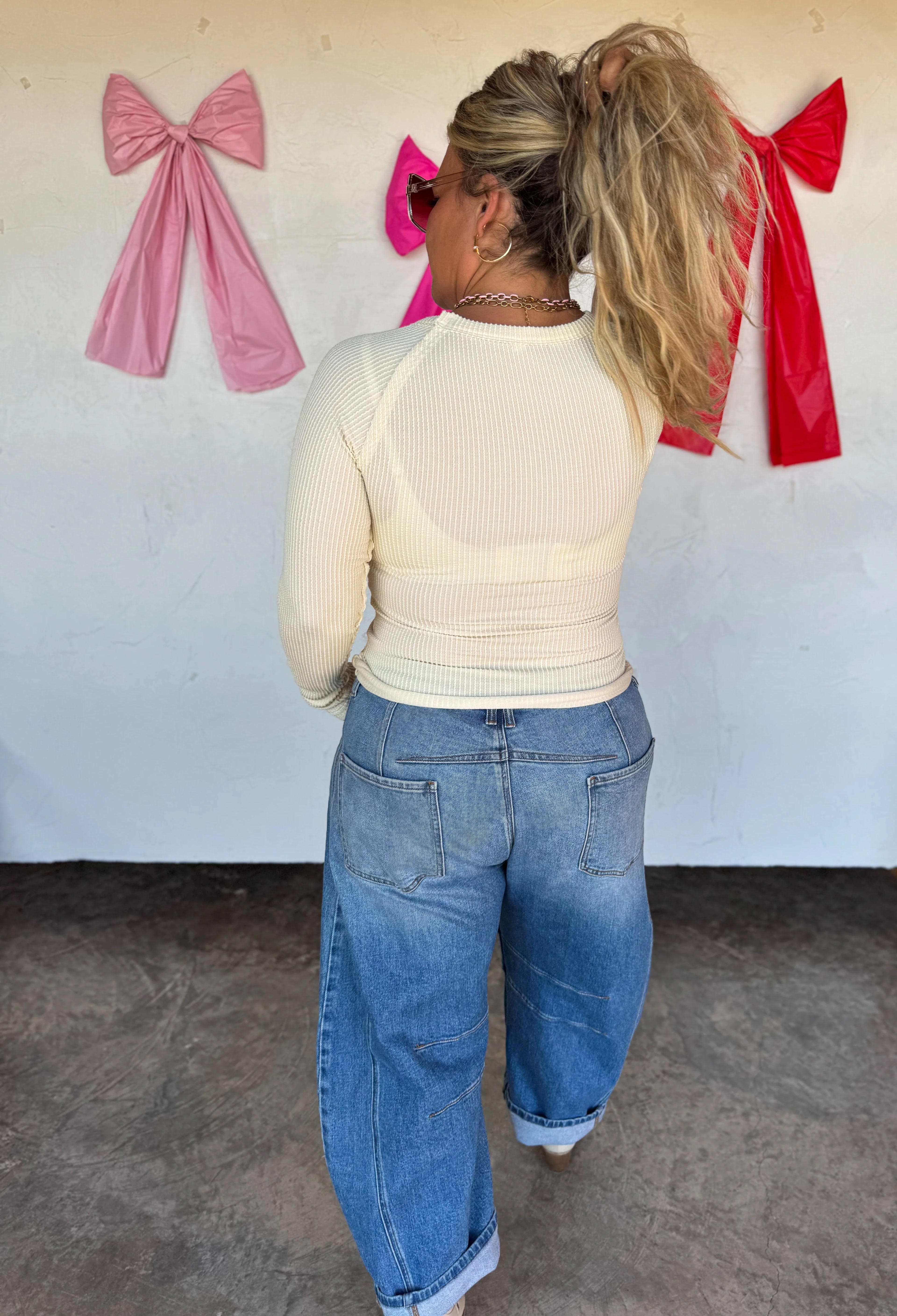 Lucky In Love Long Sleeve Top