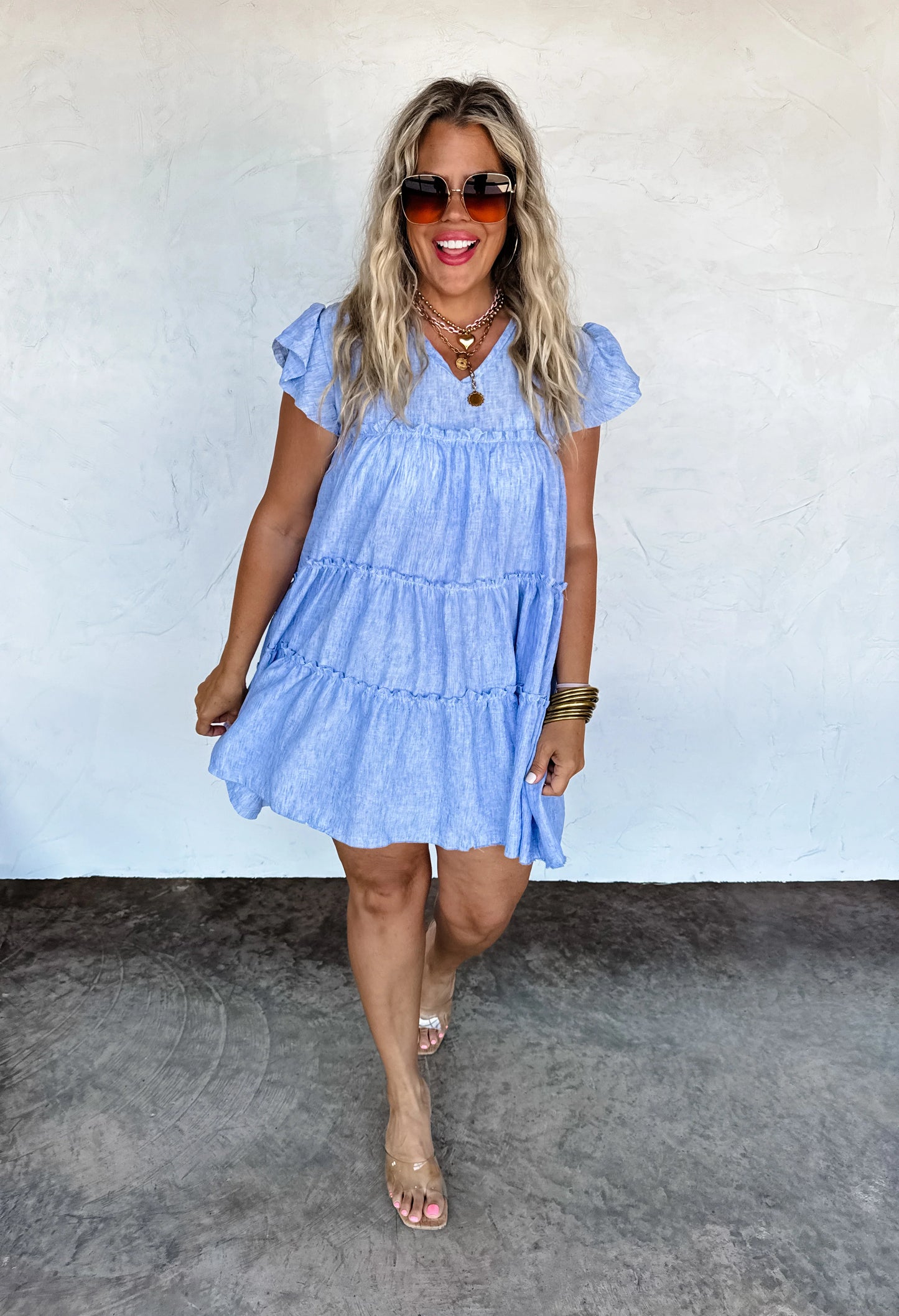 Day Dreaming Ruffle Dress