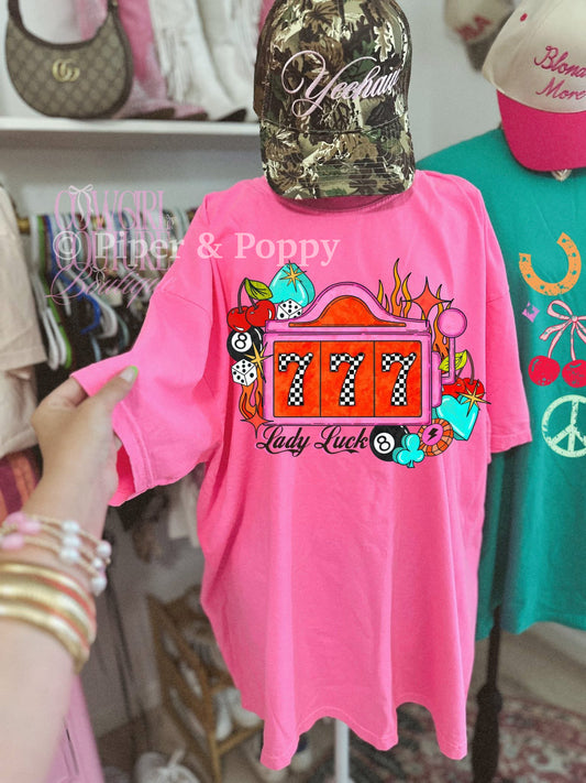 Pink Lady Luck Tee