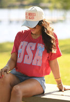 Red, White, & Bows Tee