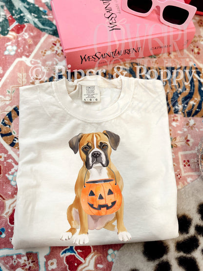Large Dog Breeds Pumpkin Tee