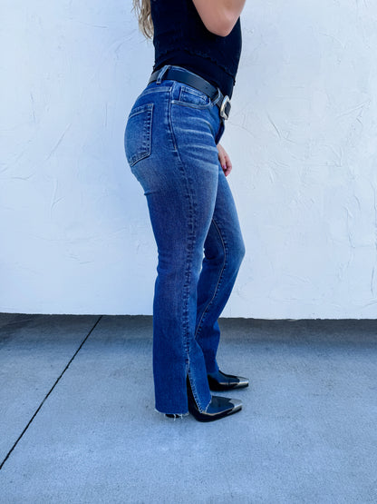 Taylen Split Hem Jeans