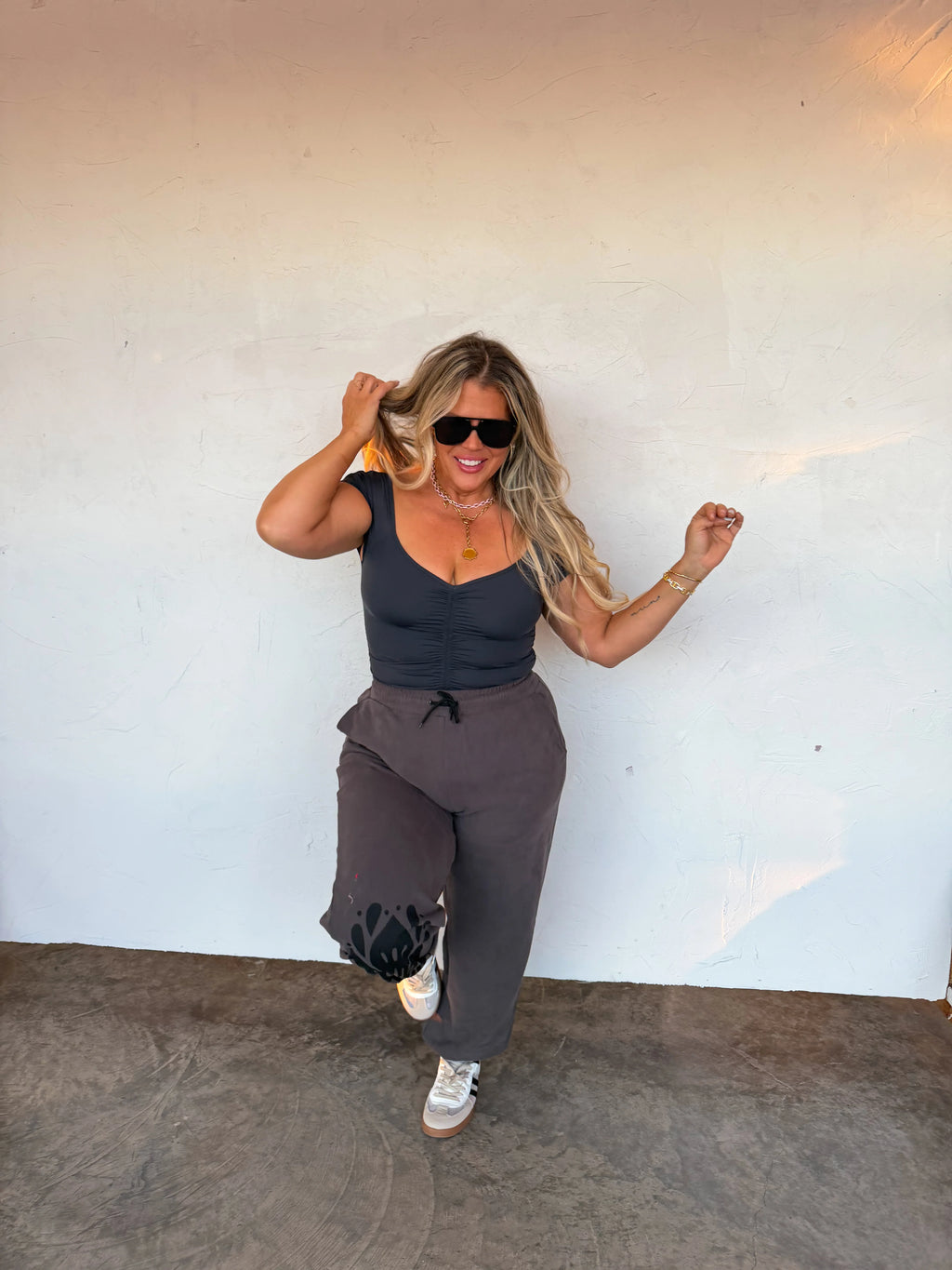 Out and About Cap Sleeve Top