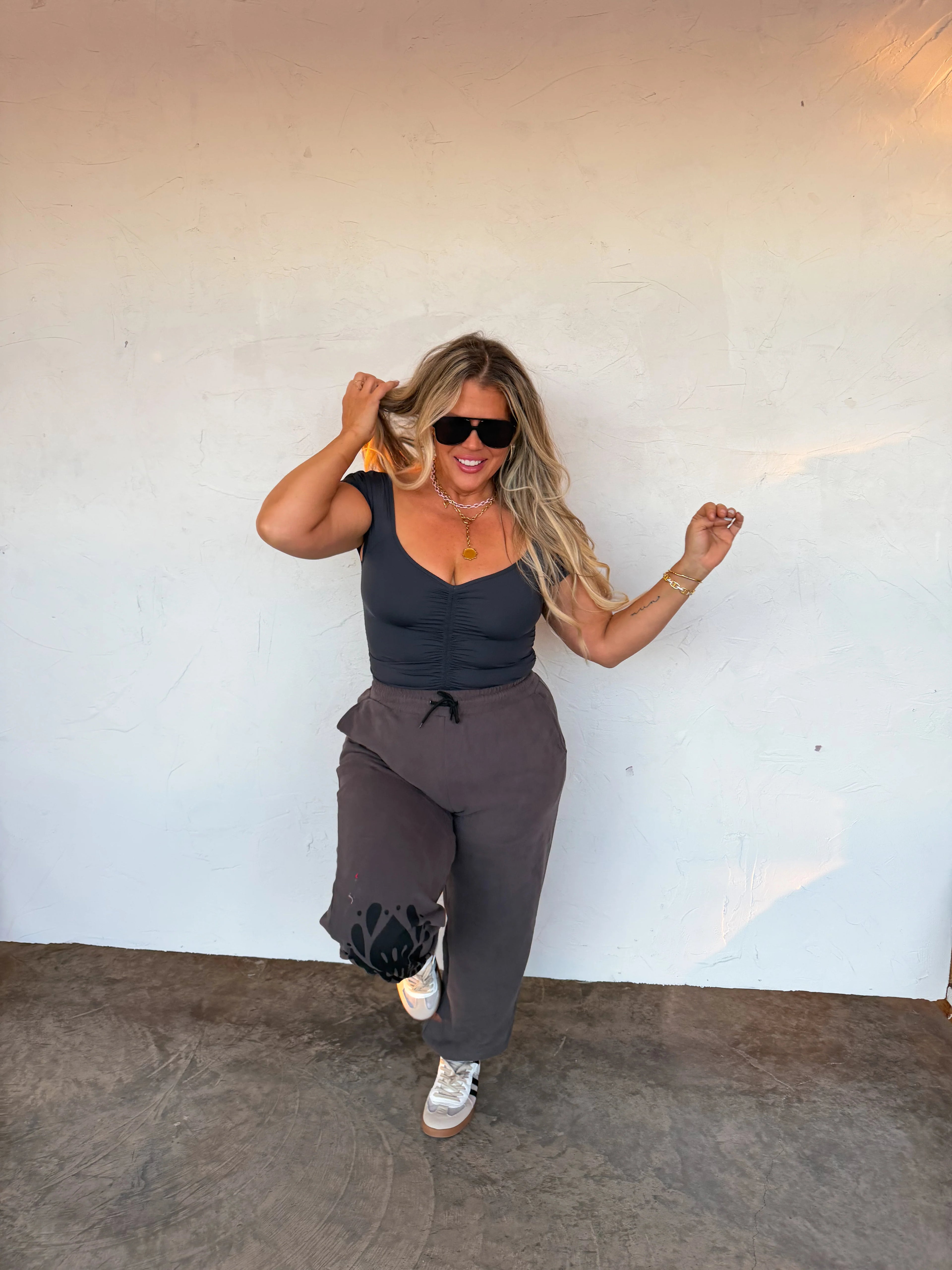 Out and About Cap Sleeve Top