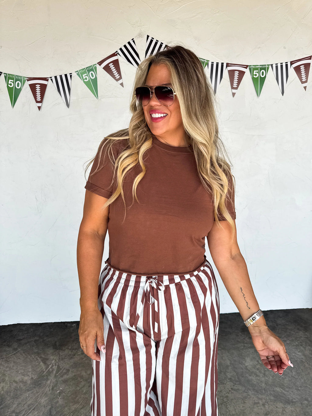 Tailgate Stripe Boxer Pants