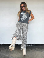 Urban Non Distressed Cheetah Jeans