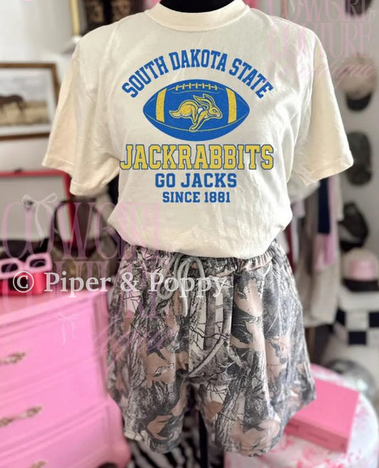 Exclusive South Dakota Vintage Football Graphic