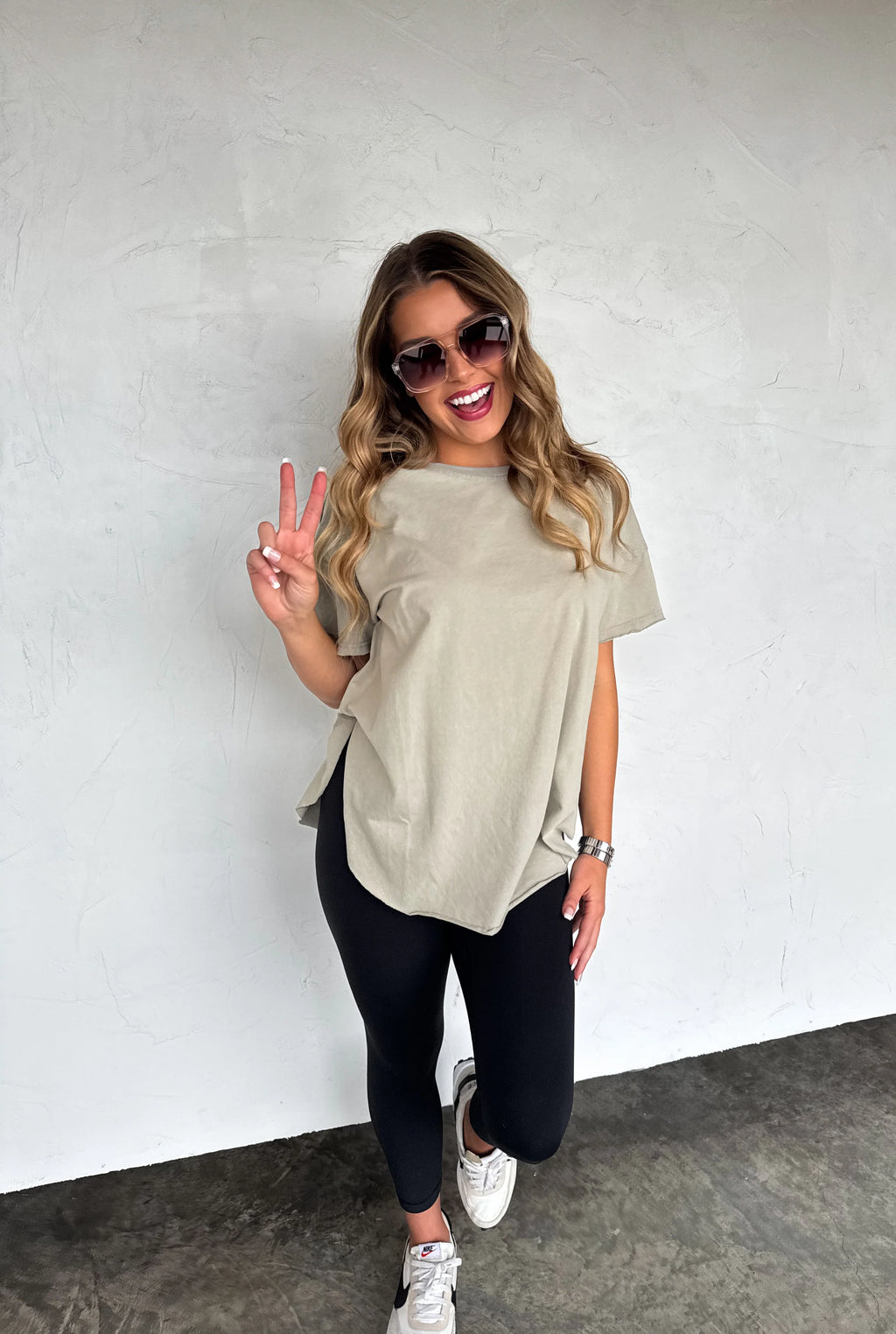 Joey Washed Cotton Boyfriend Tee