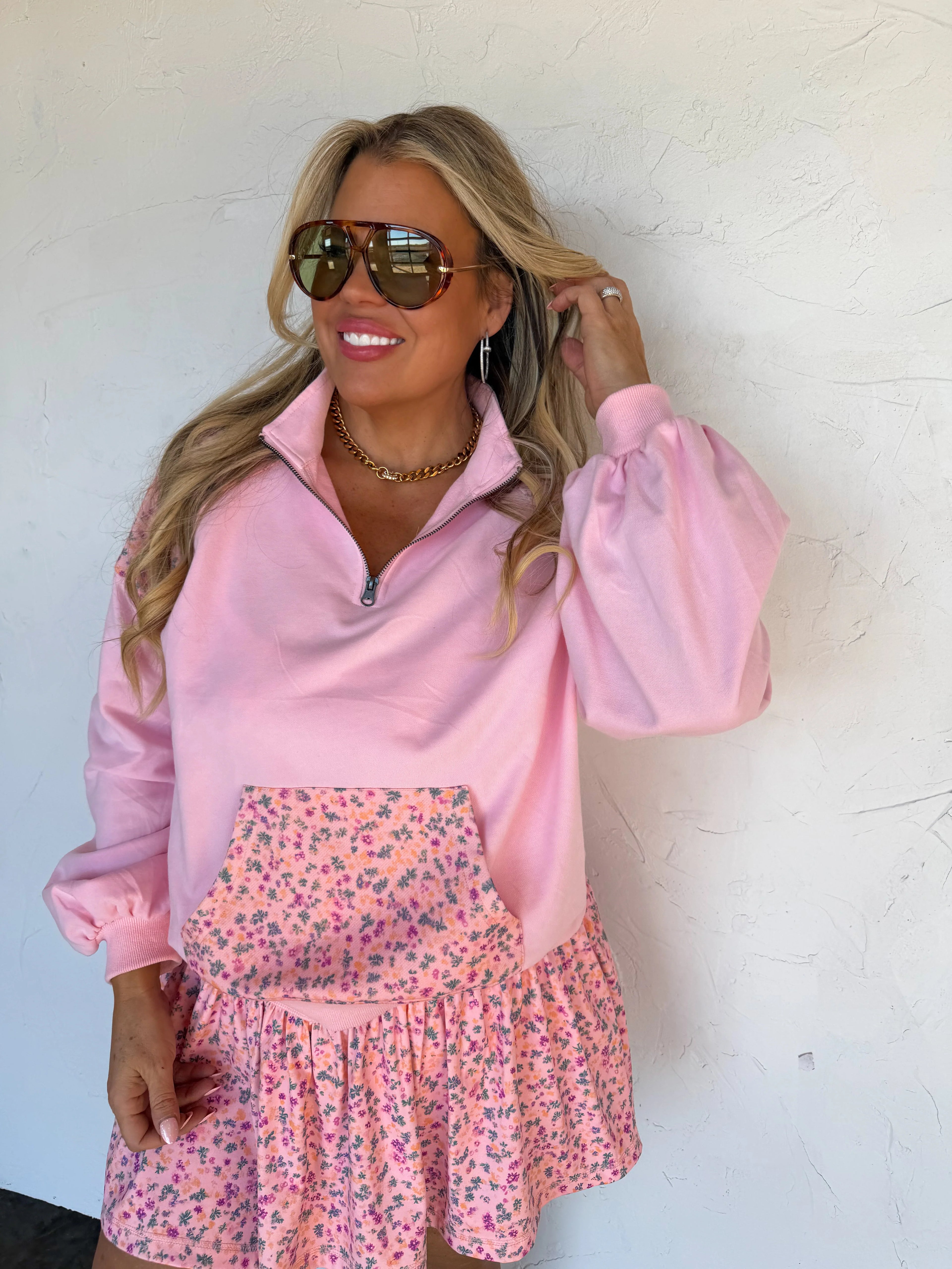 Just Living Quarter Zip Pullovers