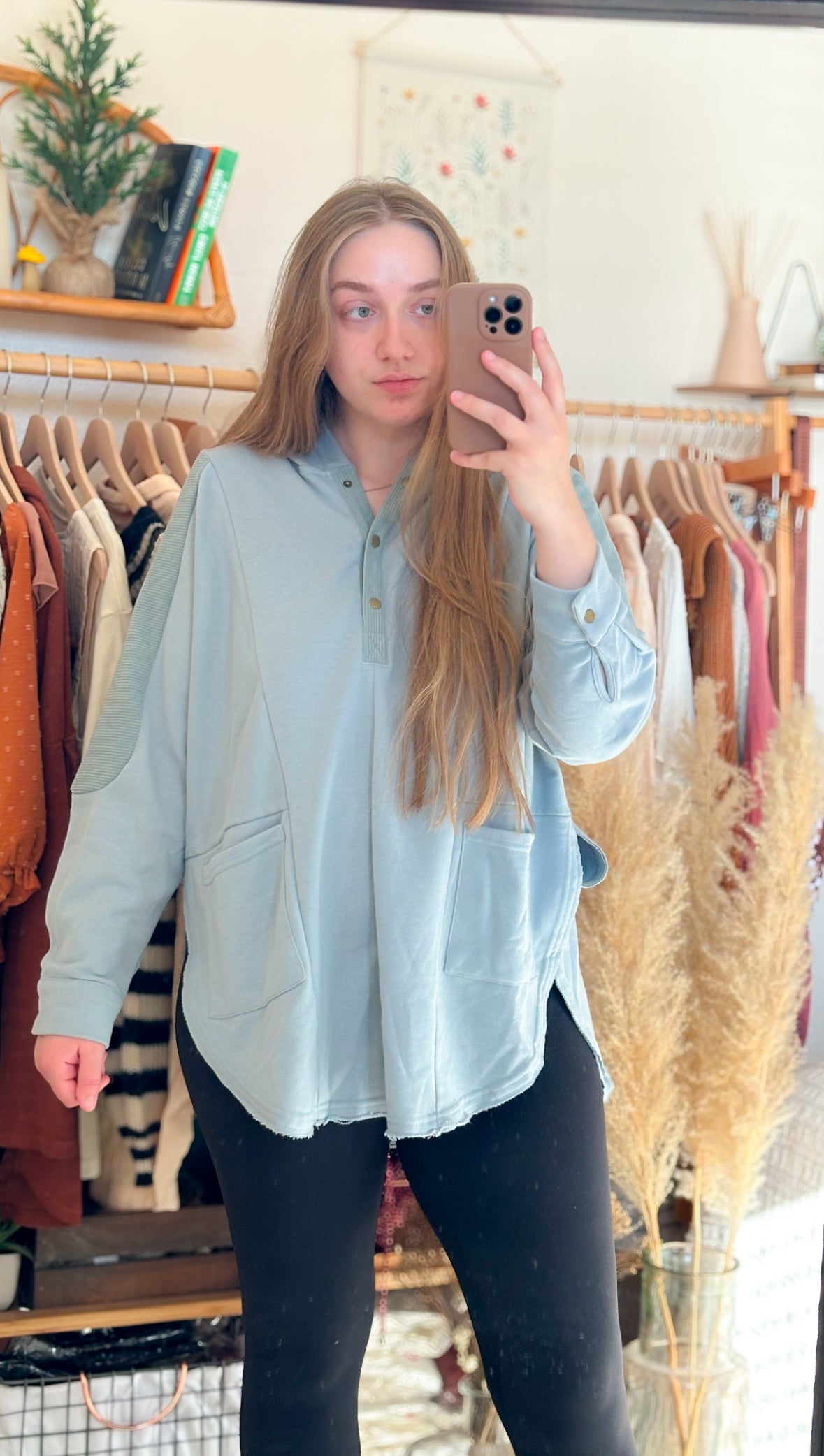 Off Duty Henley Hoodie