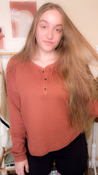 Rosie Button Top - Piper & Poppy