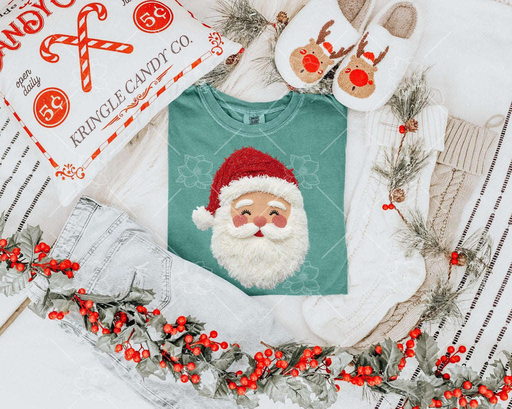 Santa Faux Yarn Tee