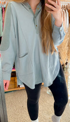 Off Duty Henley Hoodie