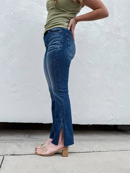 Taylen Split Hem Jeans