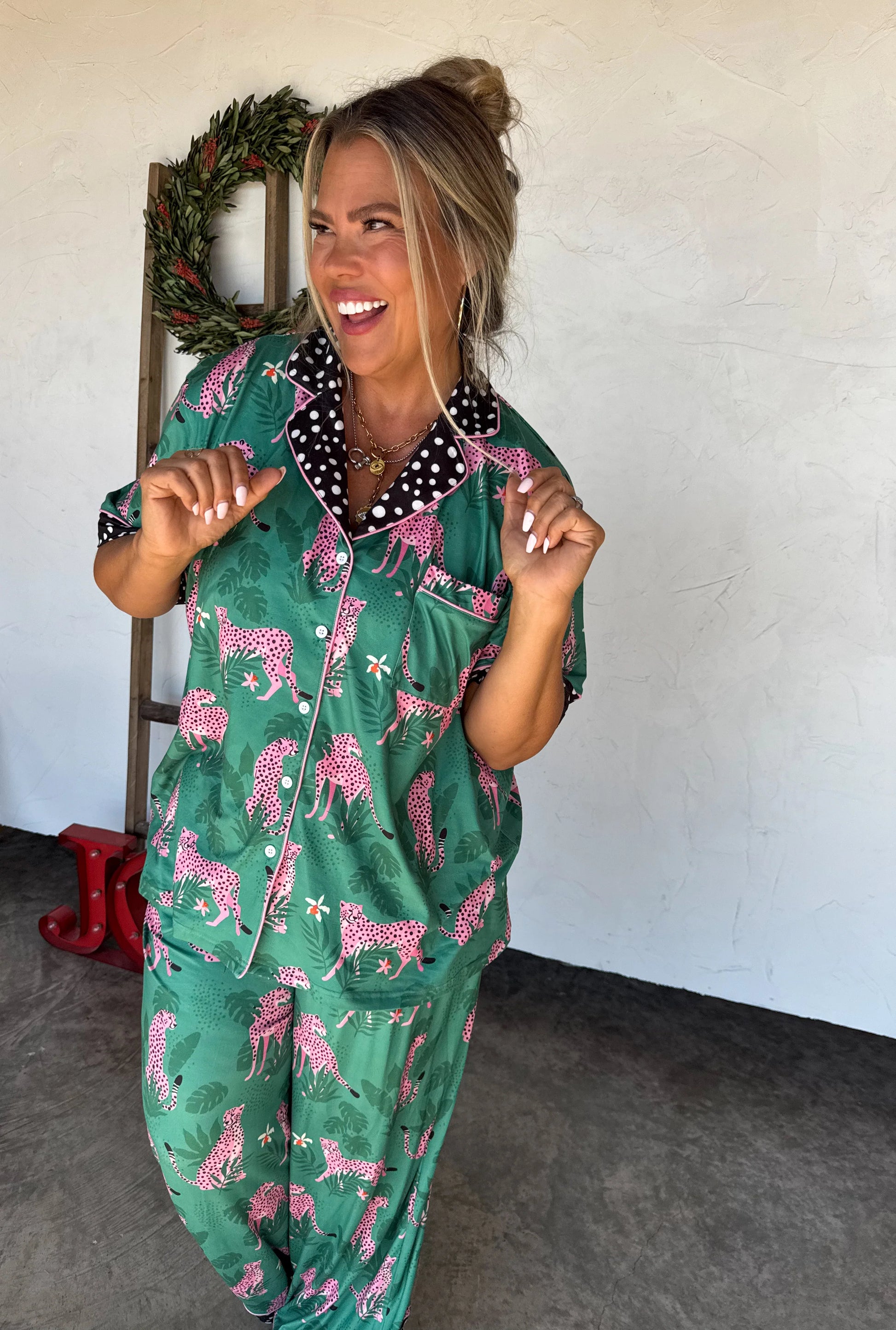 Leopard & Cheetah Star Luxe Pj Sets