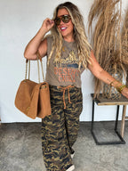 Brogan Camo Barrel Jeans