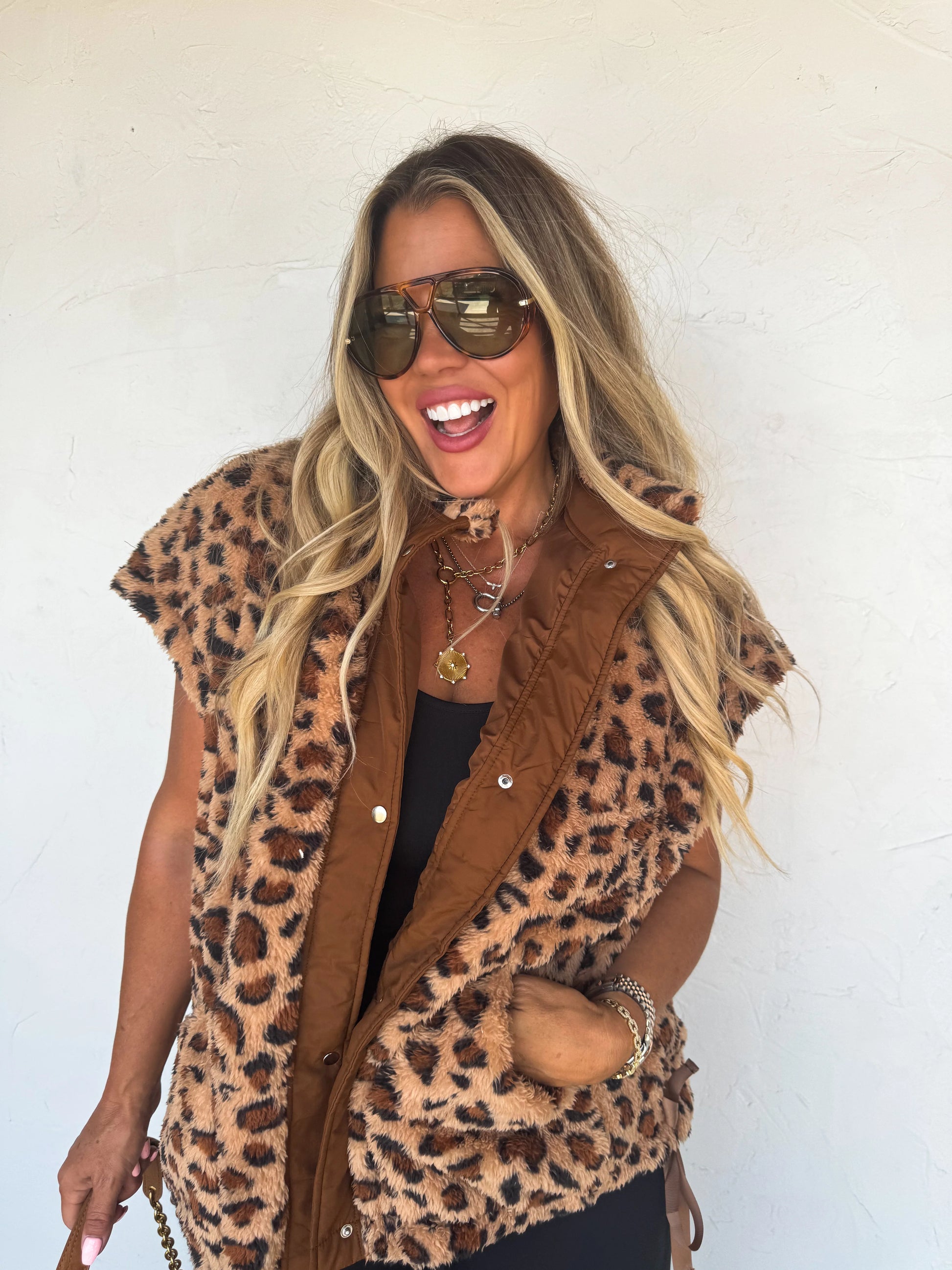 Linden Sherpa Vest Jacket