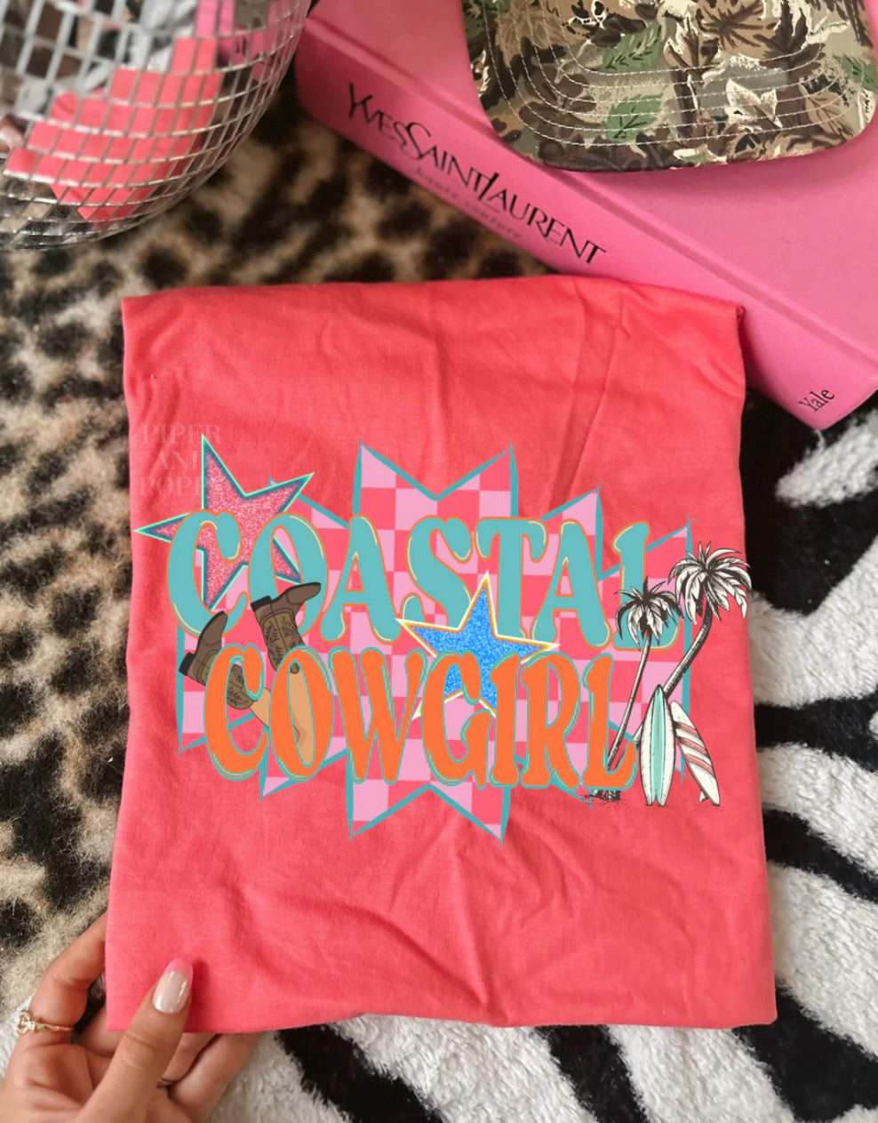 Retro Coastal Cowgirl Tee