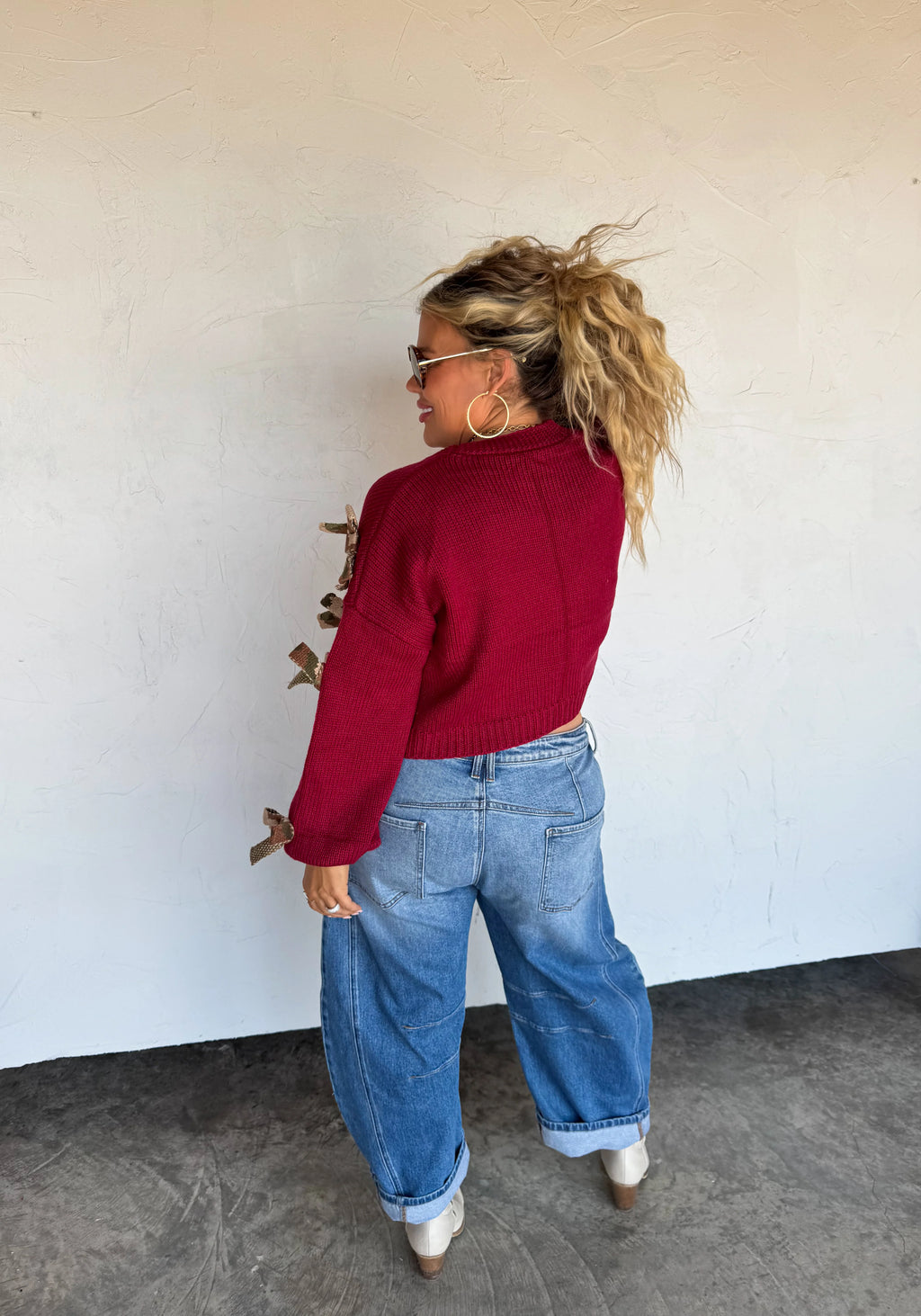 Sloane Bow Knit Cardigan