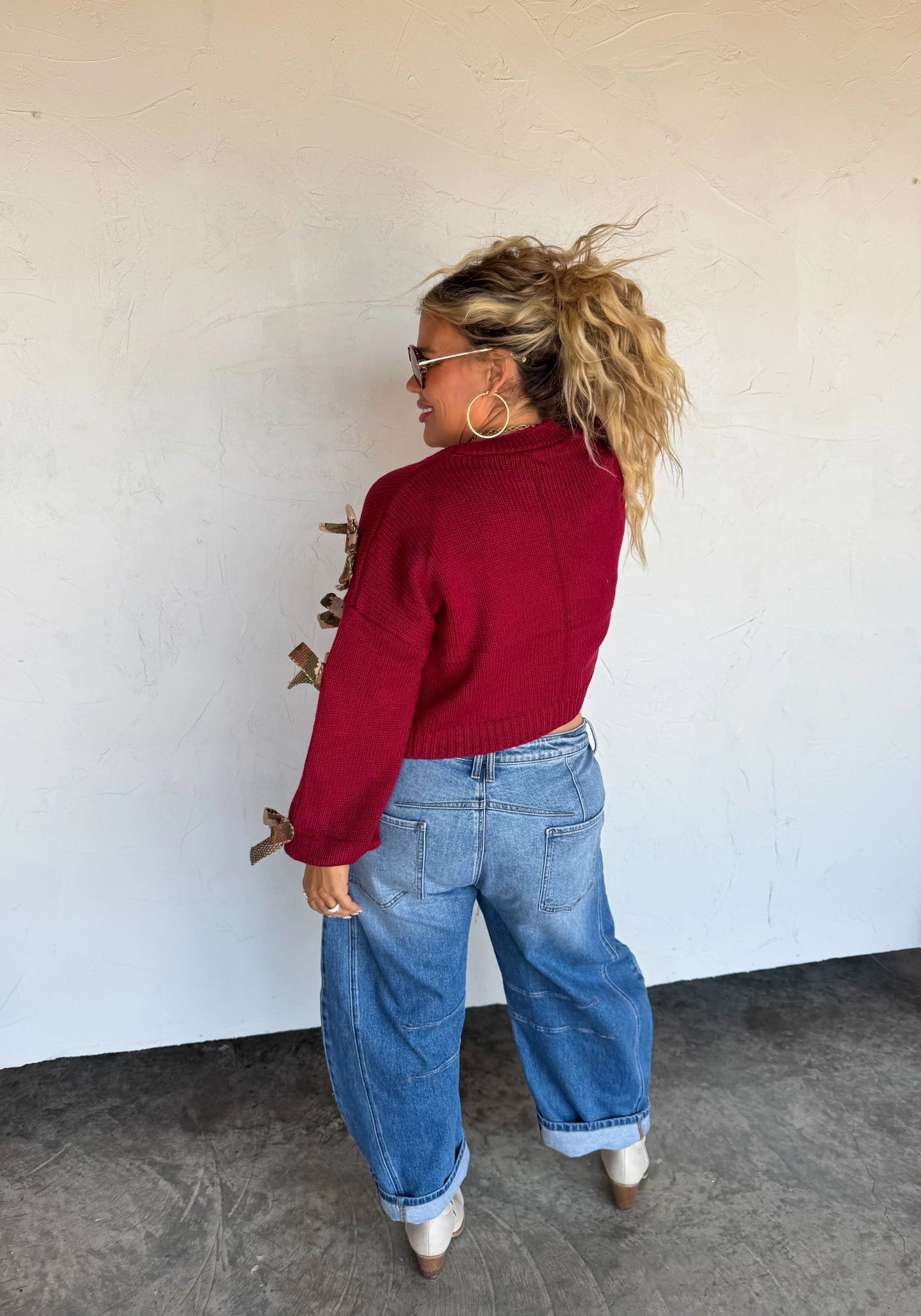 Sloane Bow Knit Cardigan