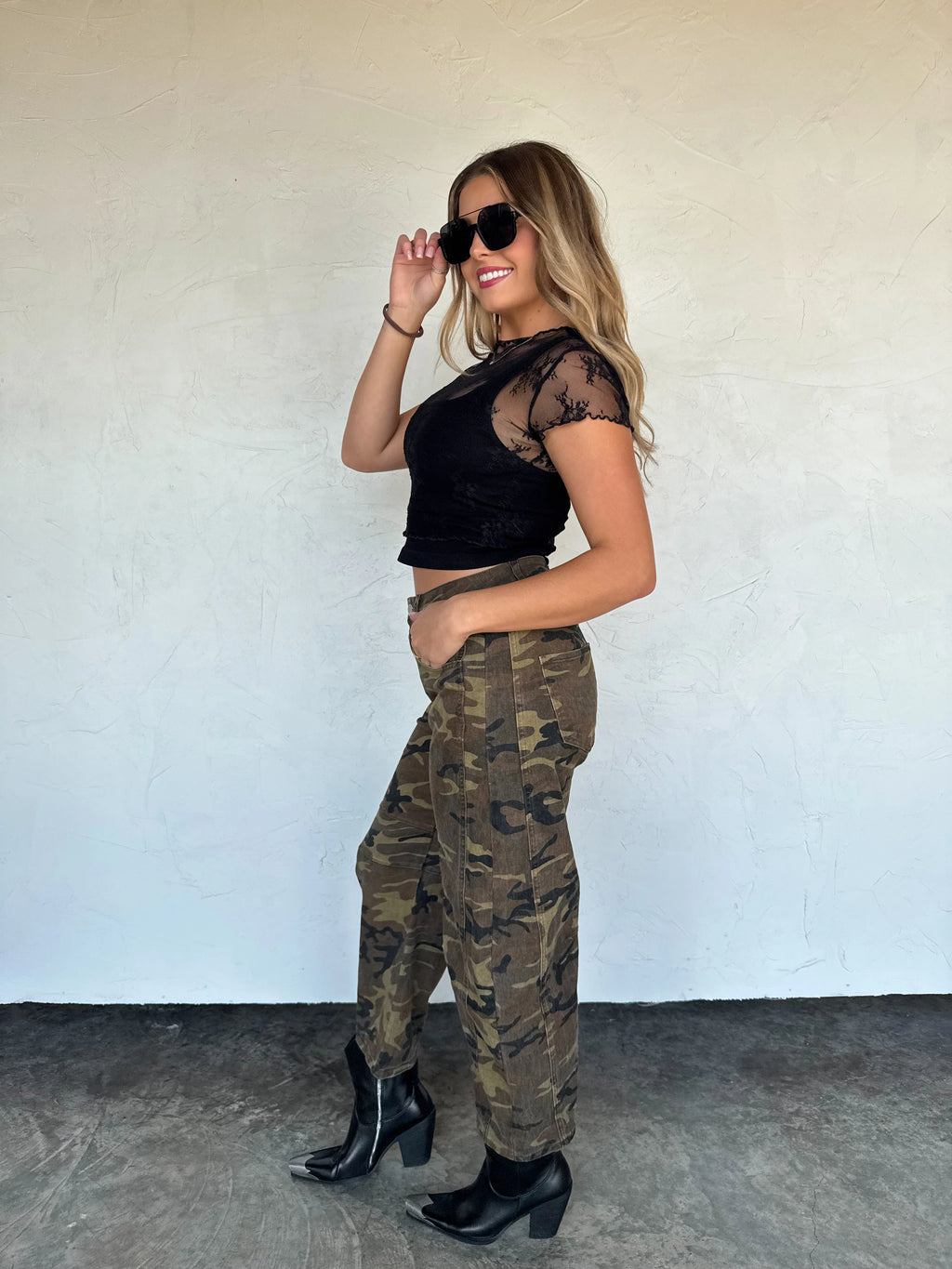 Urban Camo Distressed Jeans