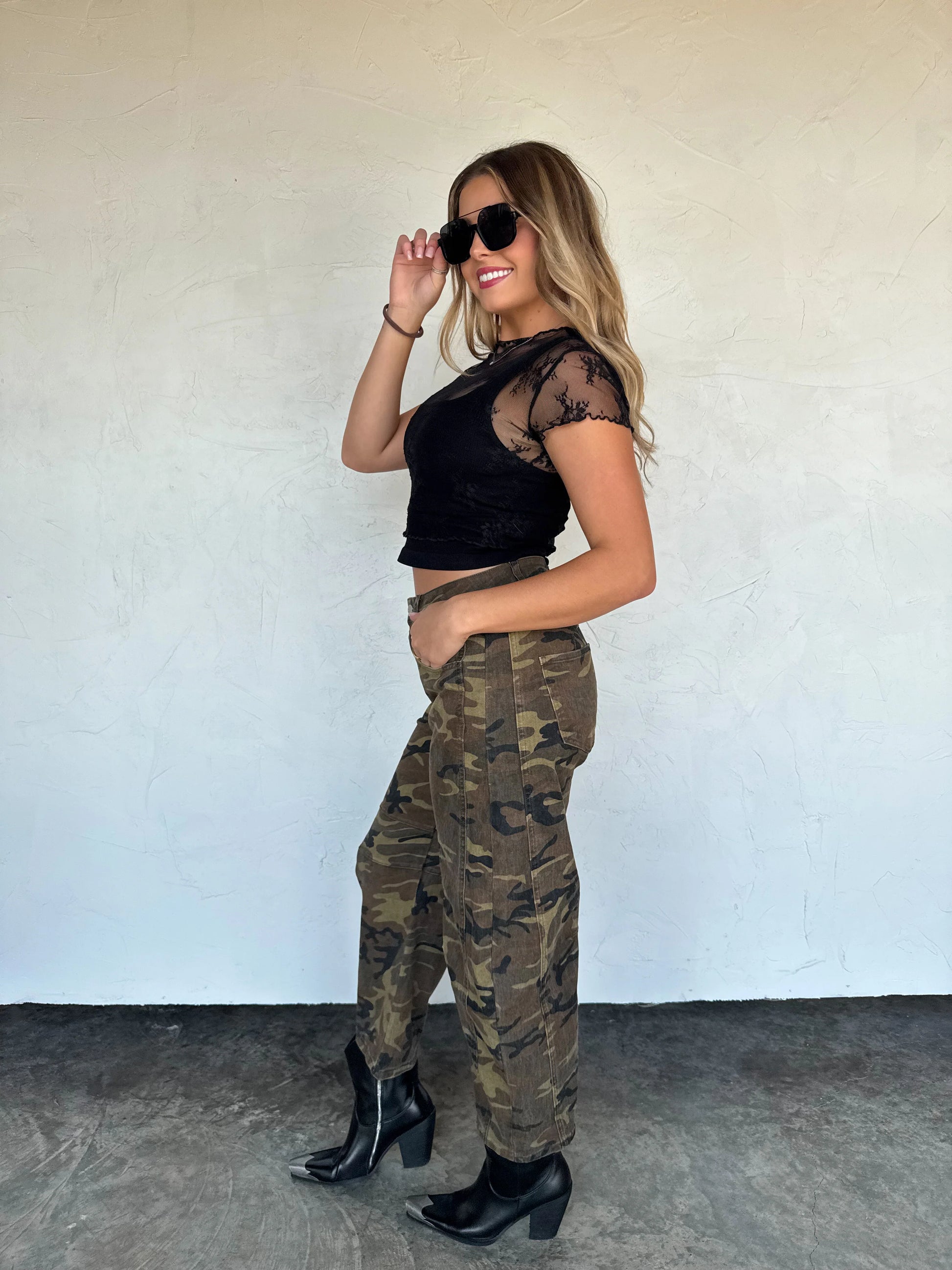 Urban Camo Distressed Jeans