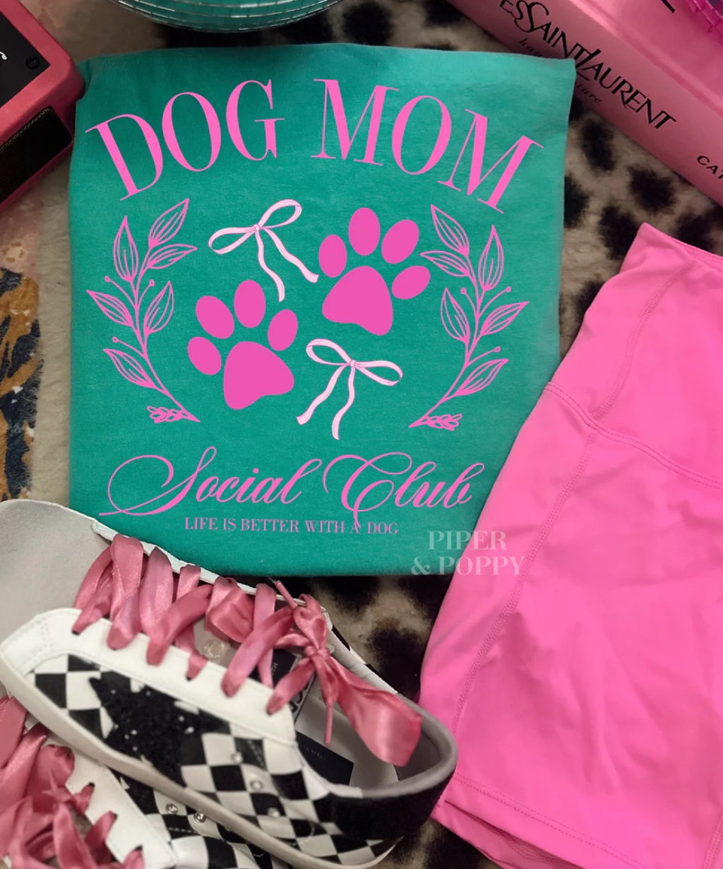 Dog Mom Social Club Tee