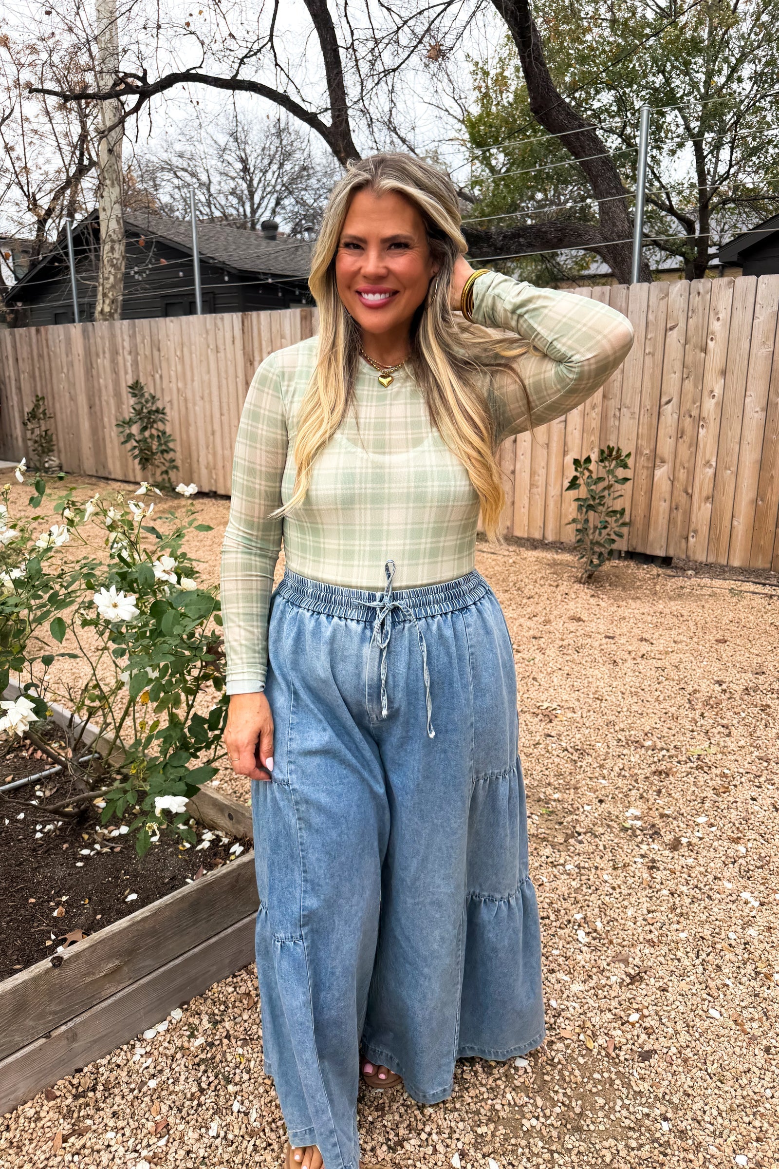 Southern Charm Dress It Up Mesh Tops