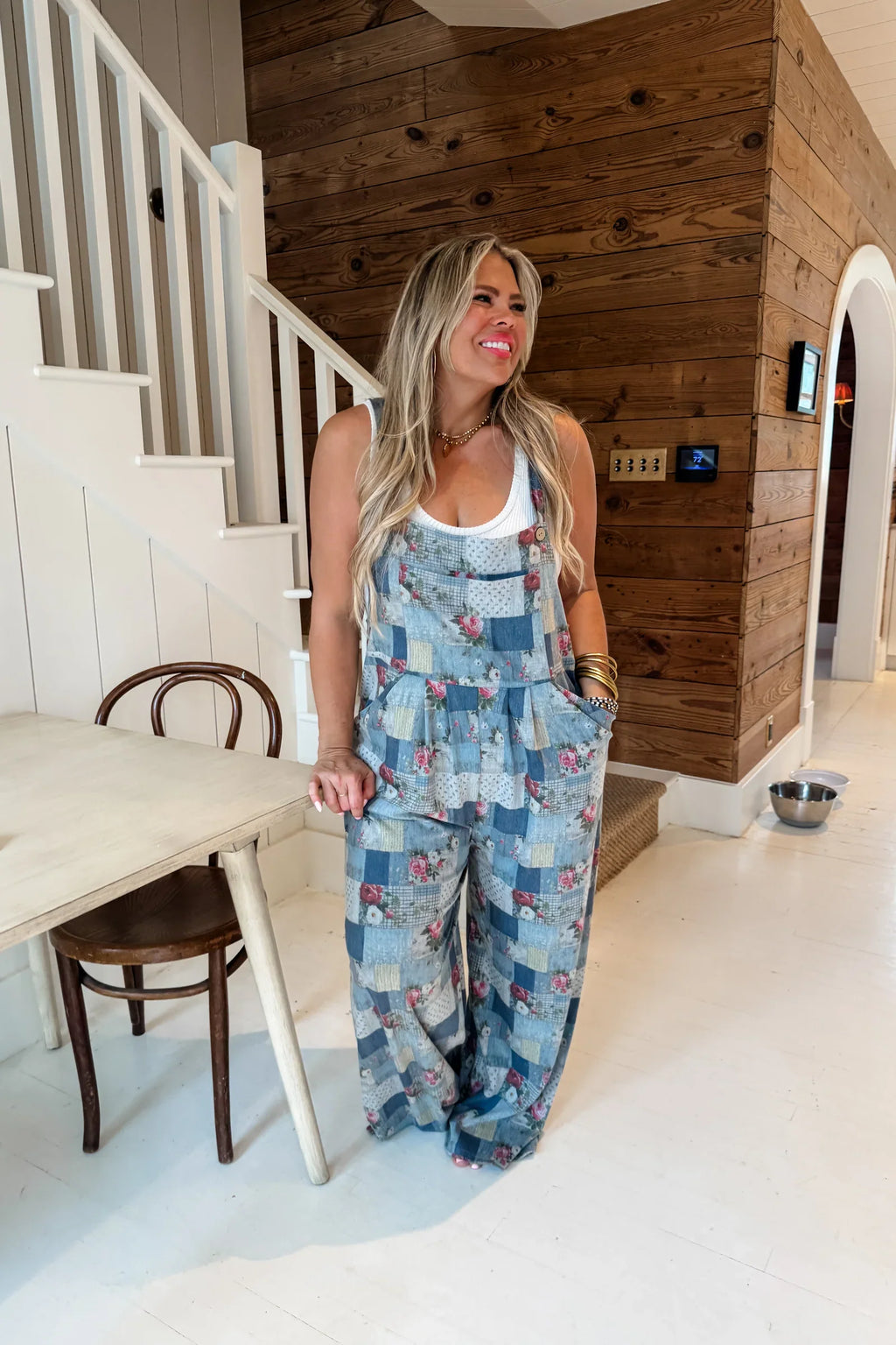 Blue Meadow Denim Overalls