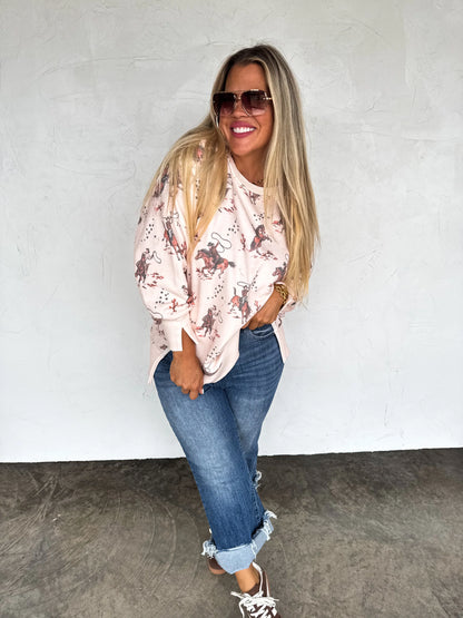 Ranch Girl Classic Crew Pullover